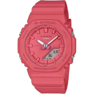 CASIO G-SHOCK MID-SIZE MODEL ANALOG DIGITAL DIAL BRIGHT PINK LADIES WATCH GMA-P2100-4AJF