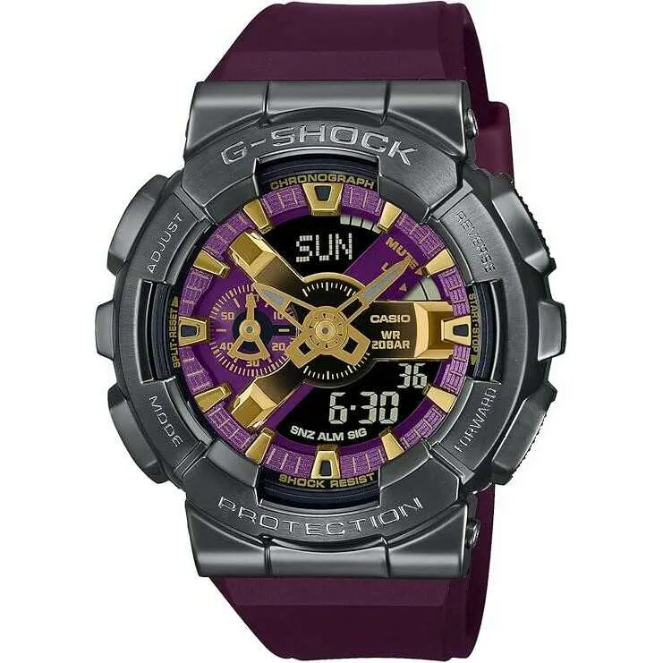 CASIO G-SHOCK WEB-EXCLUSIVE CLASSY OFF-ROAD SERIES PURPLE MEN WATCH GM-110CL-6AJF