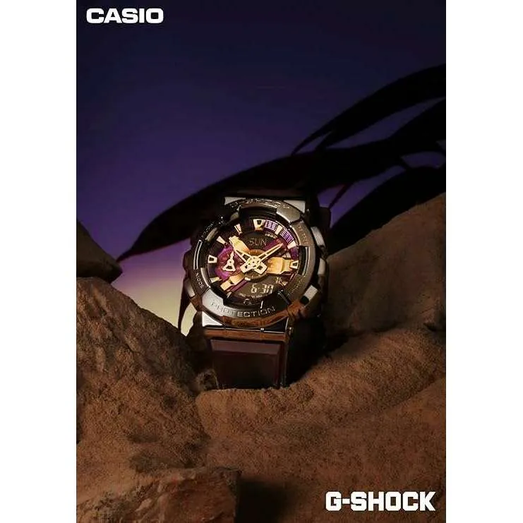 CASIO G-SHOCK WEB-EXCLUSIVE CLASSY OFF-ROAD SERIES PURPLE MEN WATCH GM-110CL-6AJF