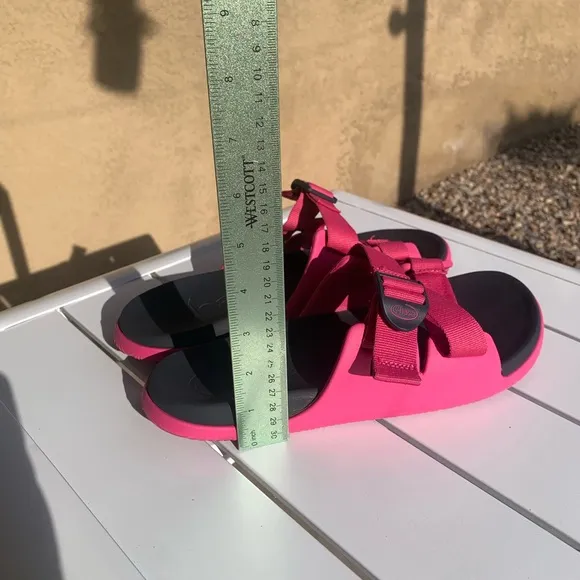 Chaco pink slip on summer shoes size 10