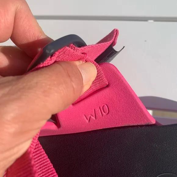 Chaco pink slip on summer shoes size 10