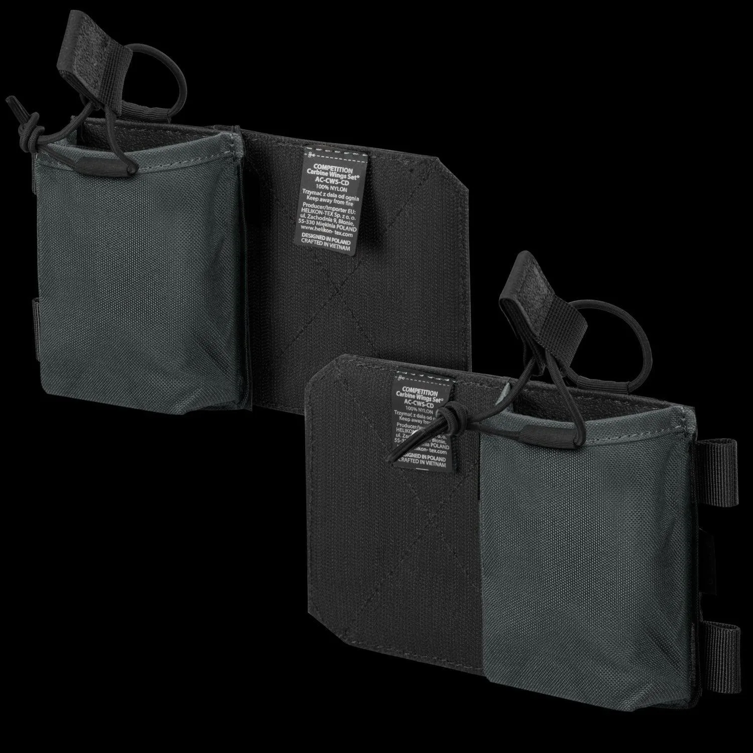 COMPETITION Carbine Wings Set - Shadow Grey / Black