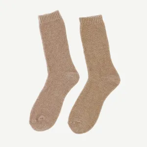 Dames Homesock Chenille 2-pack 15038 Light beige