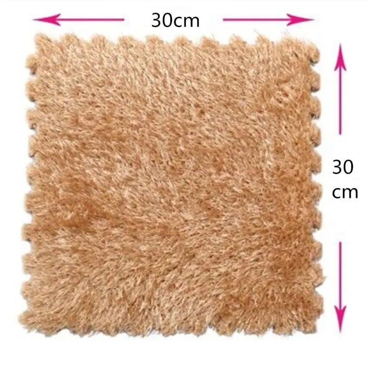 DIY Soft Plush No Slip Interlocking Shag Carpet Square