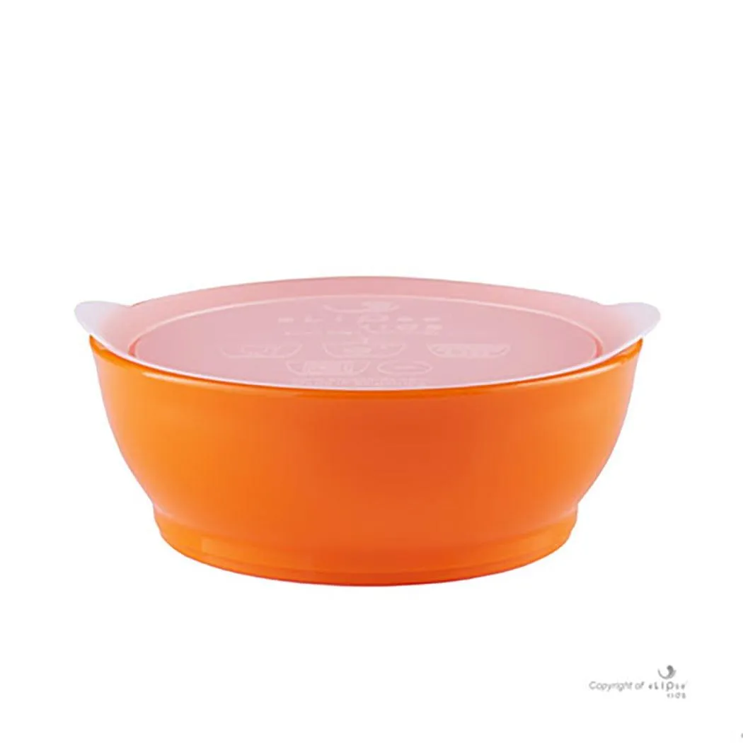 Elipse Kids Spill-Proof Anti-Slip Bowl Stage 3 12oz | Single Pack with Lid Blue