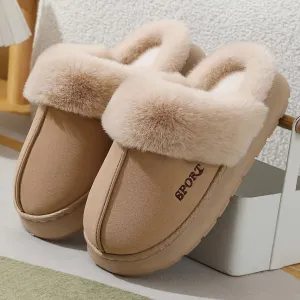 Emma – Gezellige Dames Winterslippers, Met Pluche Voering en Antislip Dikke Zool