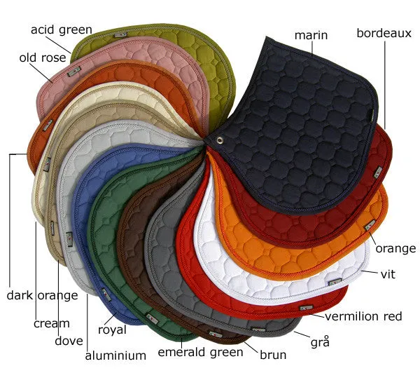 Equiline Octagon Plain Saddle Blanket - Jumping Style