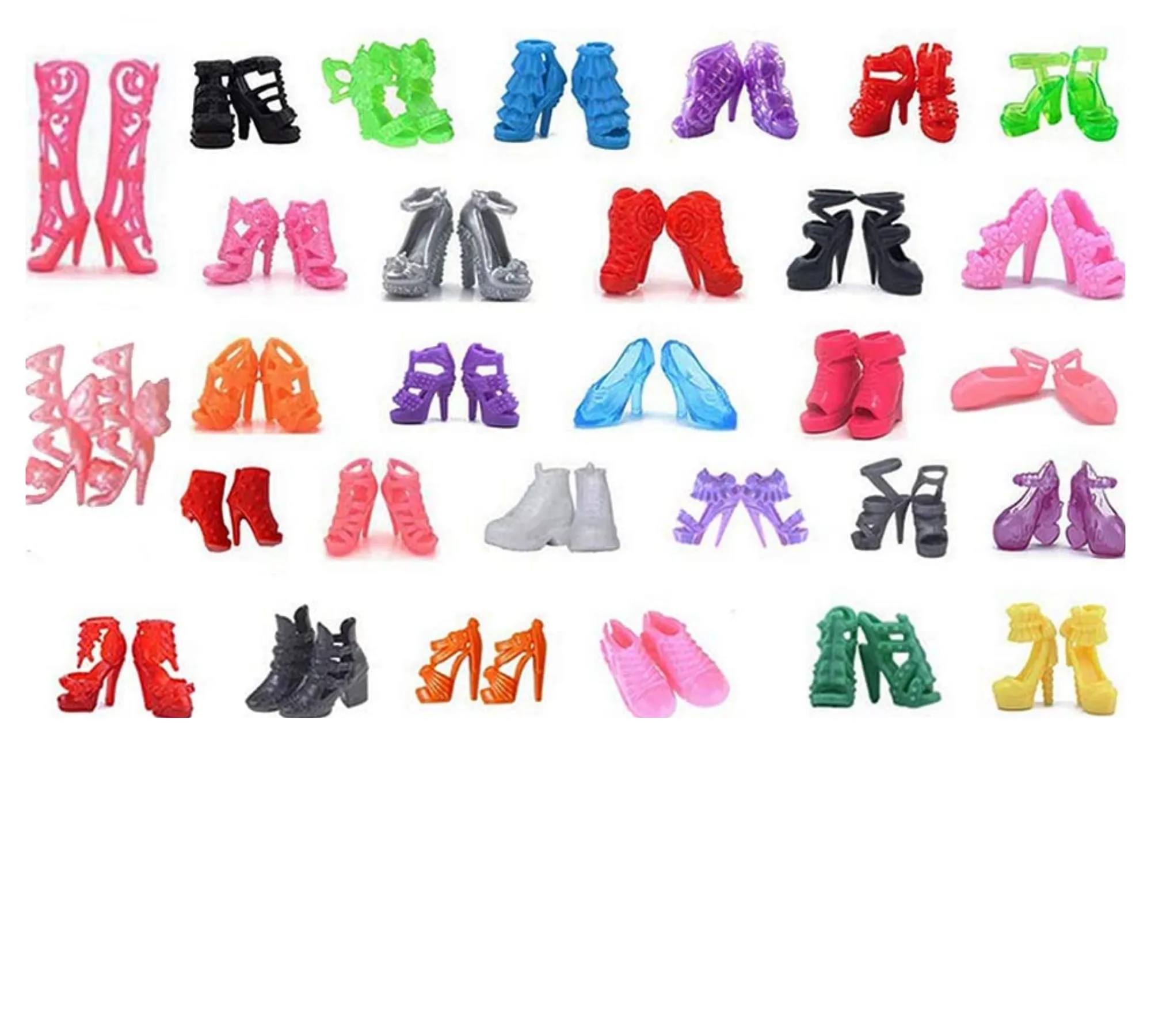 Fashion Doll Shoe Rack w/20 Shoes