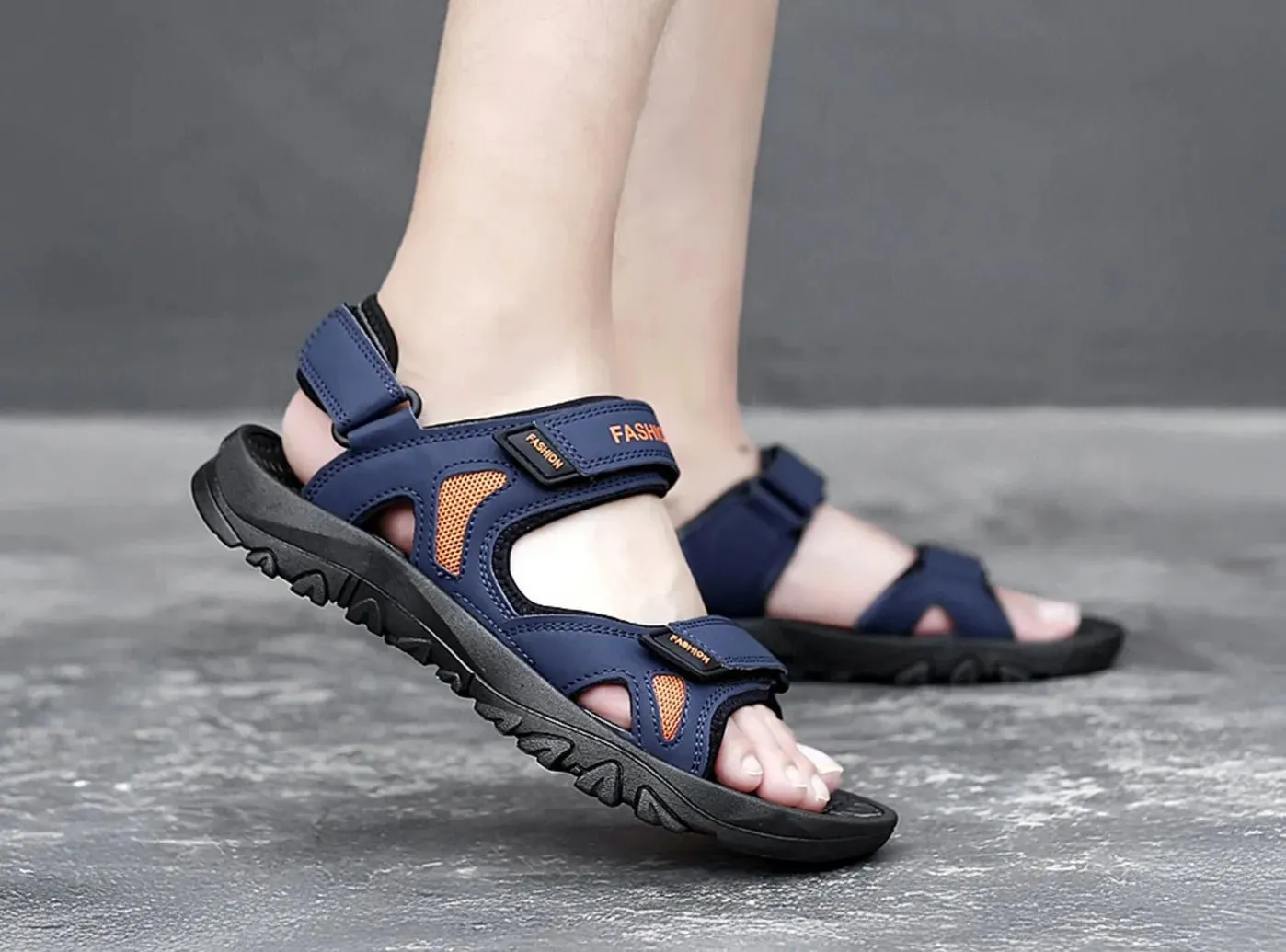 FitVille Men's Casual Beach Sandals