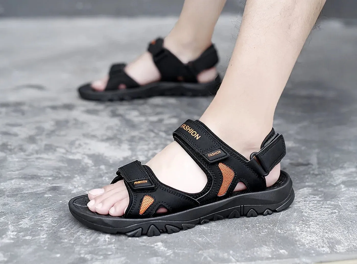 FitVille Men's Casual Beach Sandals