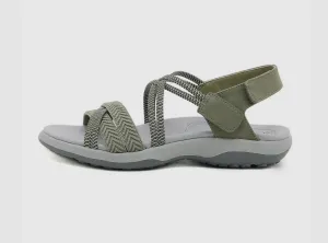 FitVille Women's Criss Cross Strap Sandals