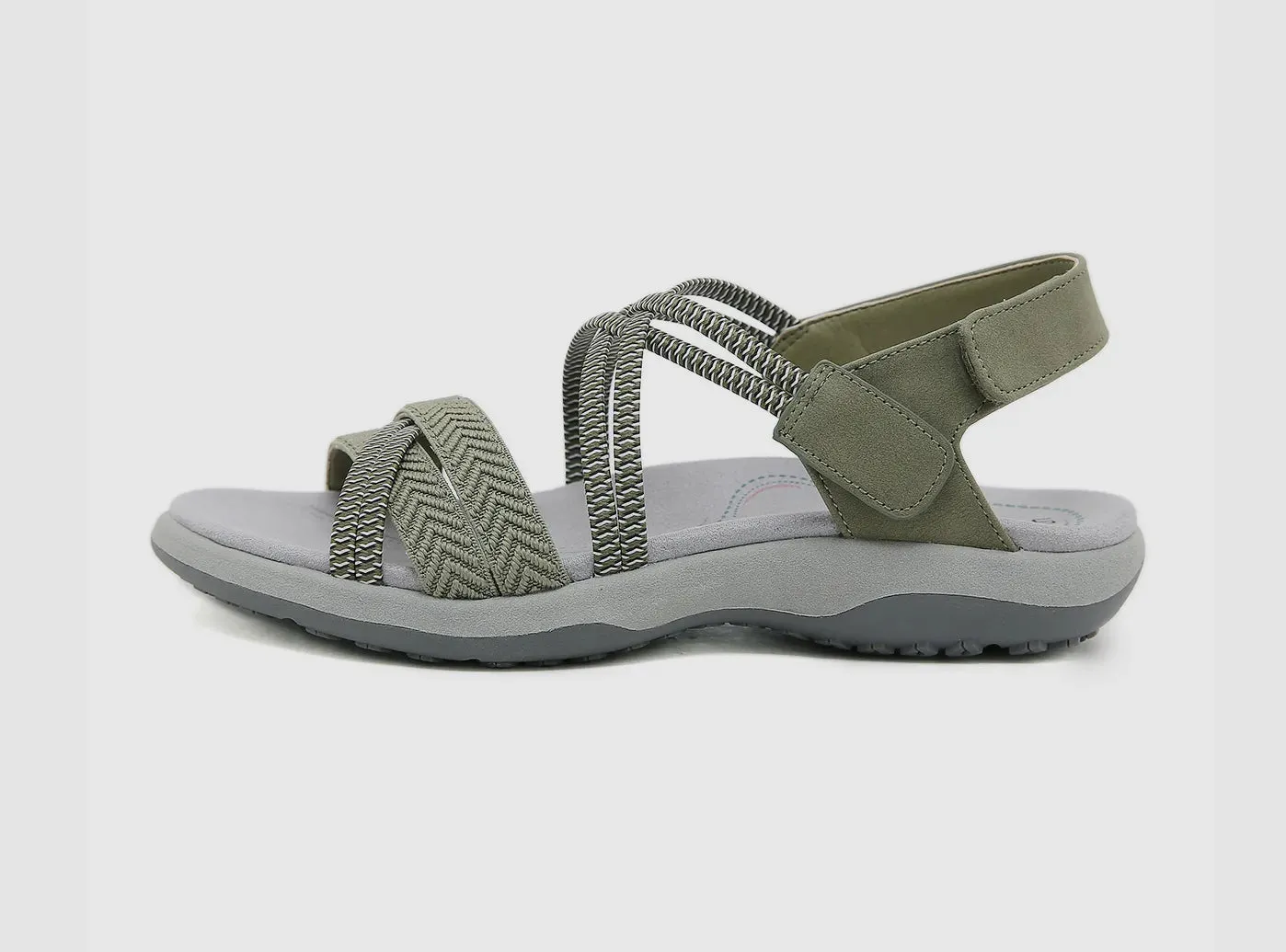 FitVille Women's Criss Cross Strap Sandals