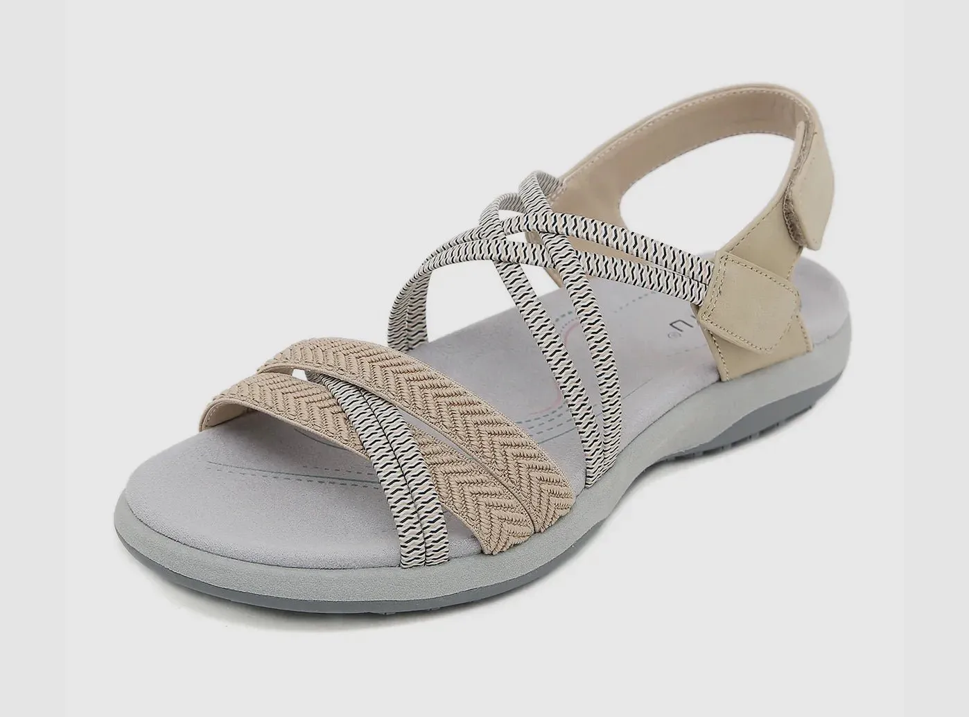 FitVille Women's Criss Cross Strap Sandals