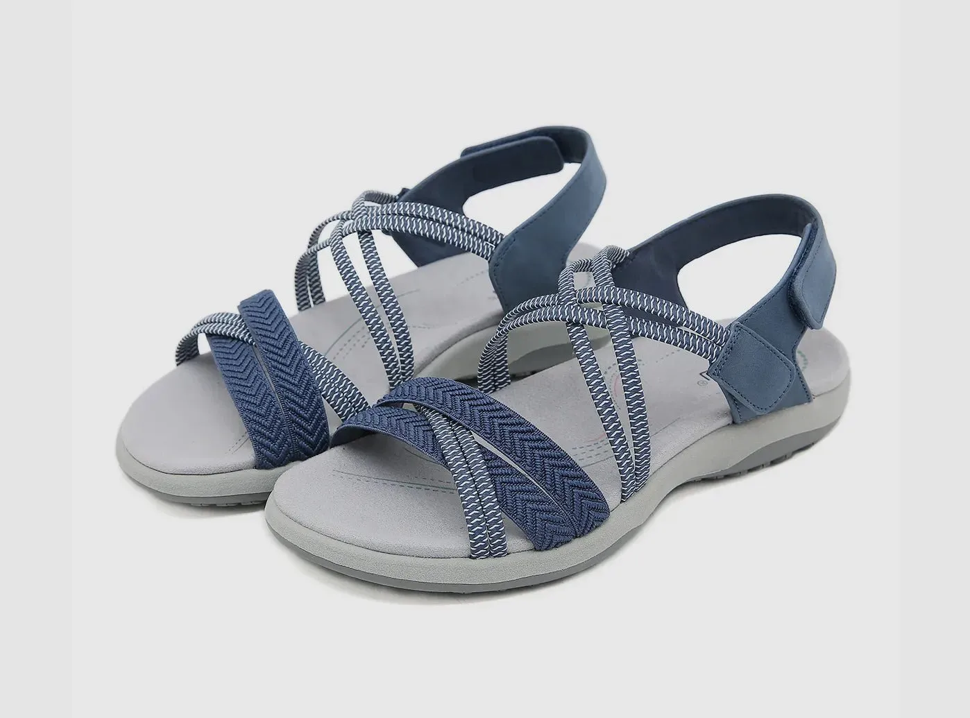 FitVille Women's Criss Cross Strap Sandals