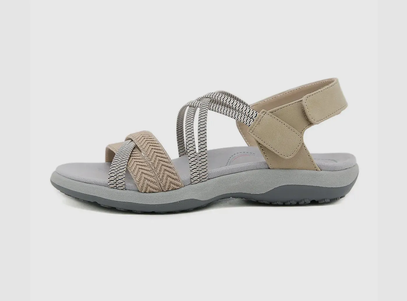 FitVille Women's Criss Cross Strap Sandals