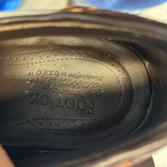 Footjoy Classics Dry Premiere Mens Golf Shoes BROWN Size 8.5C Leather FJ