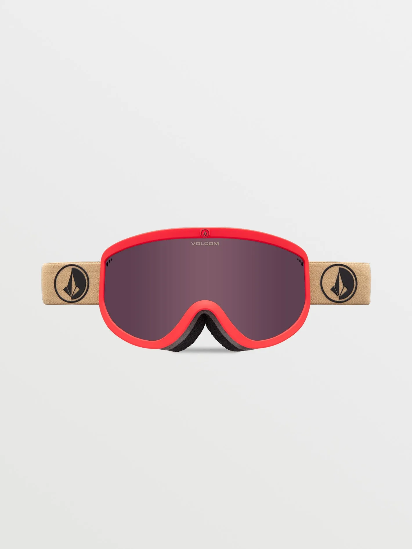 Footprints Orange Shock/Sand Goggle (  Bonus Lens - Yellow) - LIGHT BRONZE