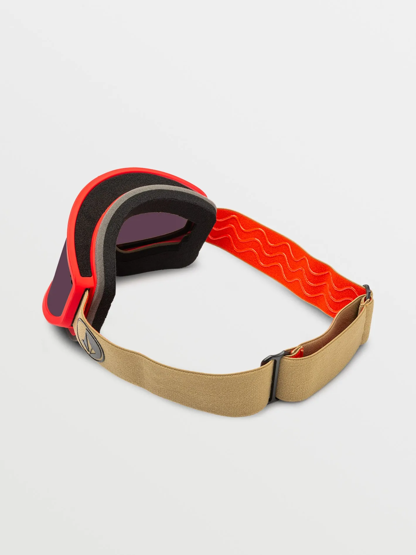 Footprints Orange Shock/Sand Goggle (  Bonus Lens - Yellow) - LIGHT BRONZE