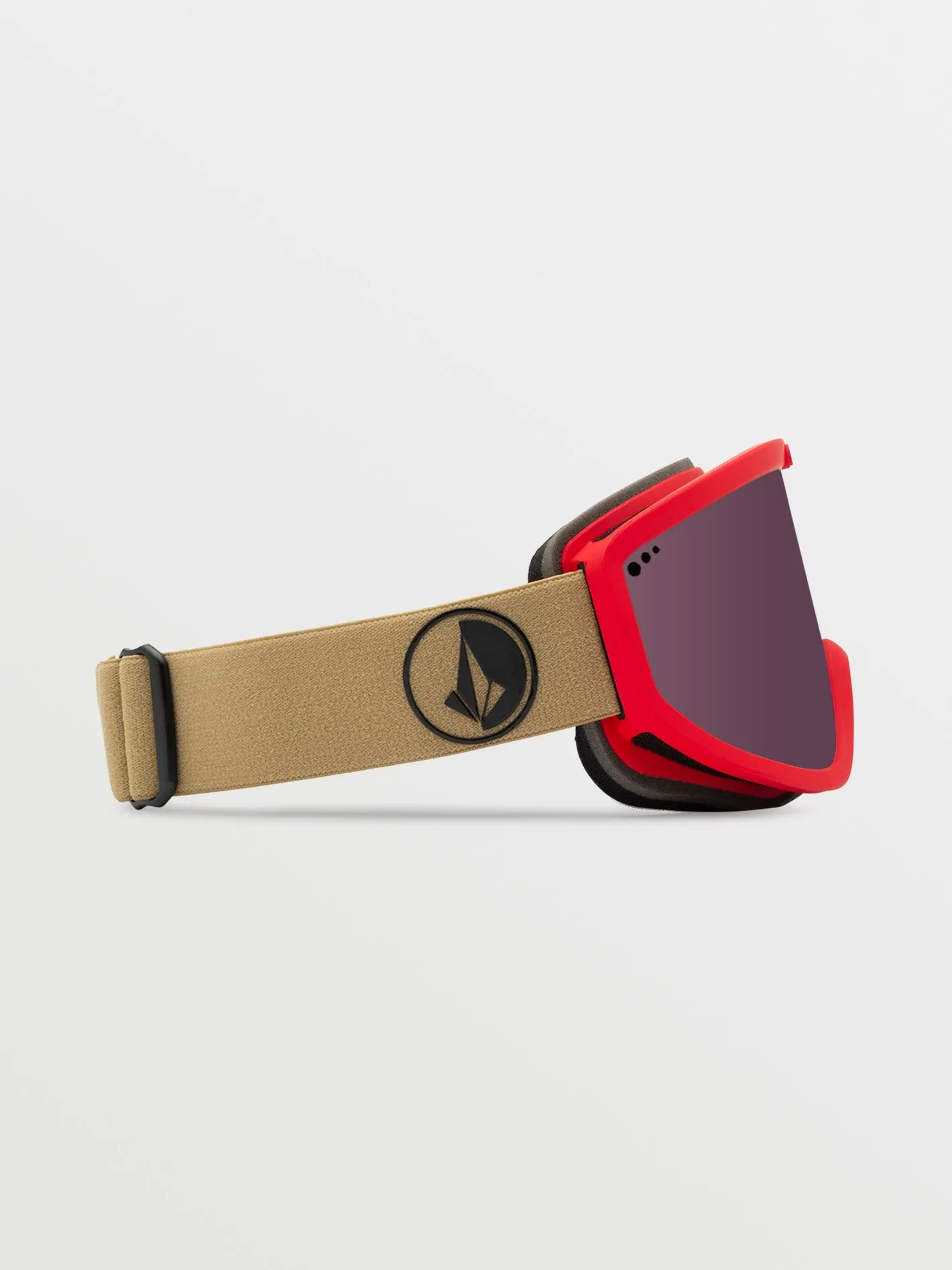 Footprints Orange Shock/Sand Goggle (  Bonus Lens - Yellow) - LIGHT BRONZE