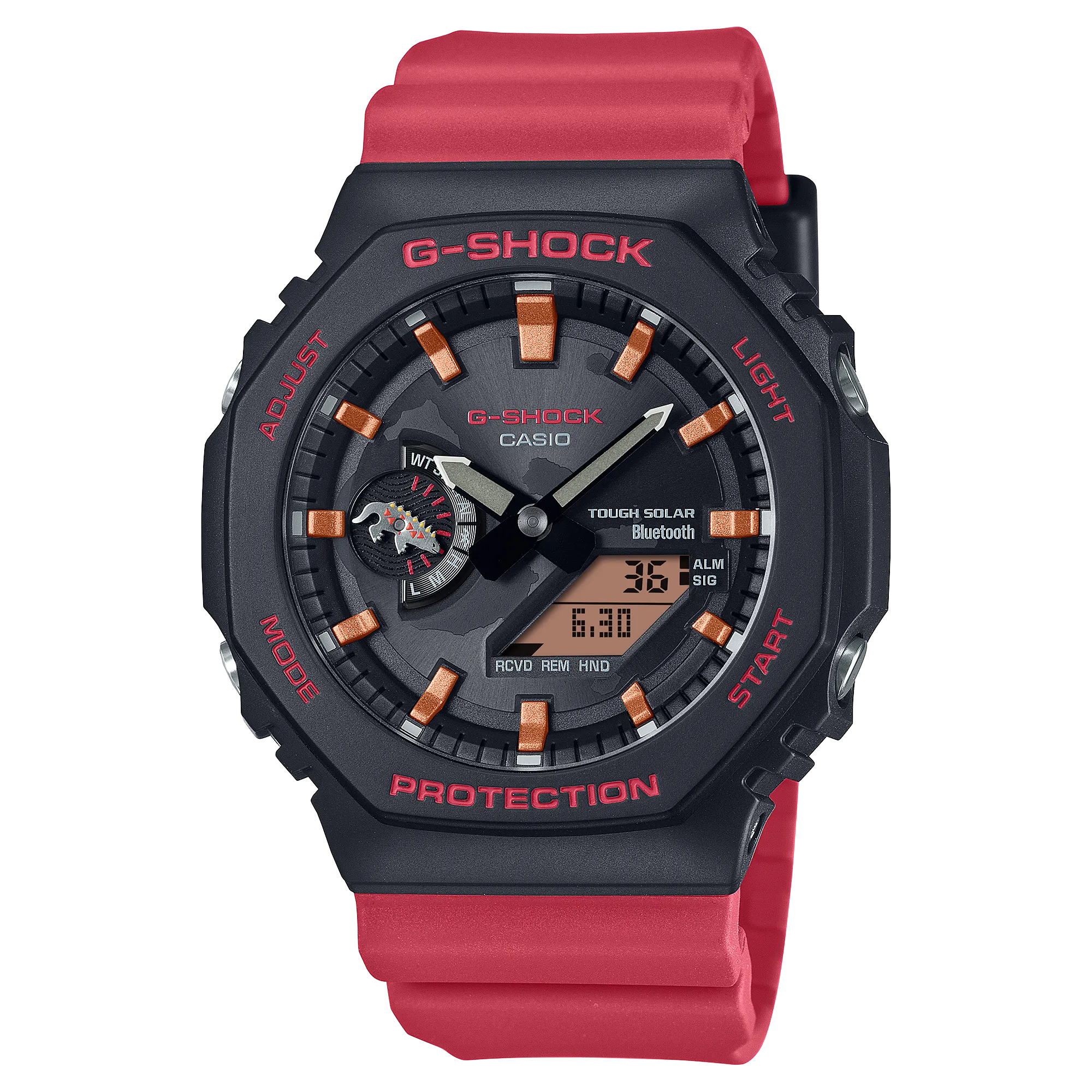 G-Shock Charles Darwin Foundation Galápagos Marine Iguana Black Red Tough Solar Watch GAB2100CD1A4