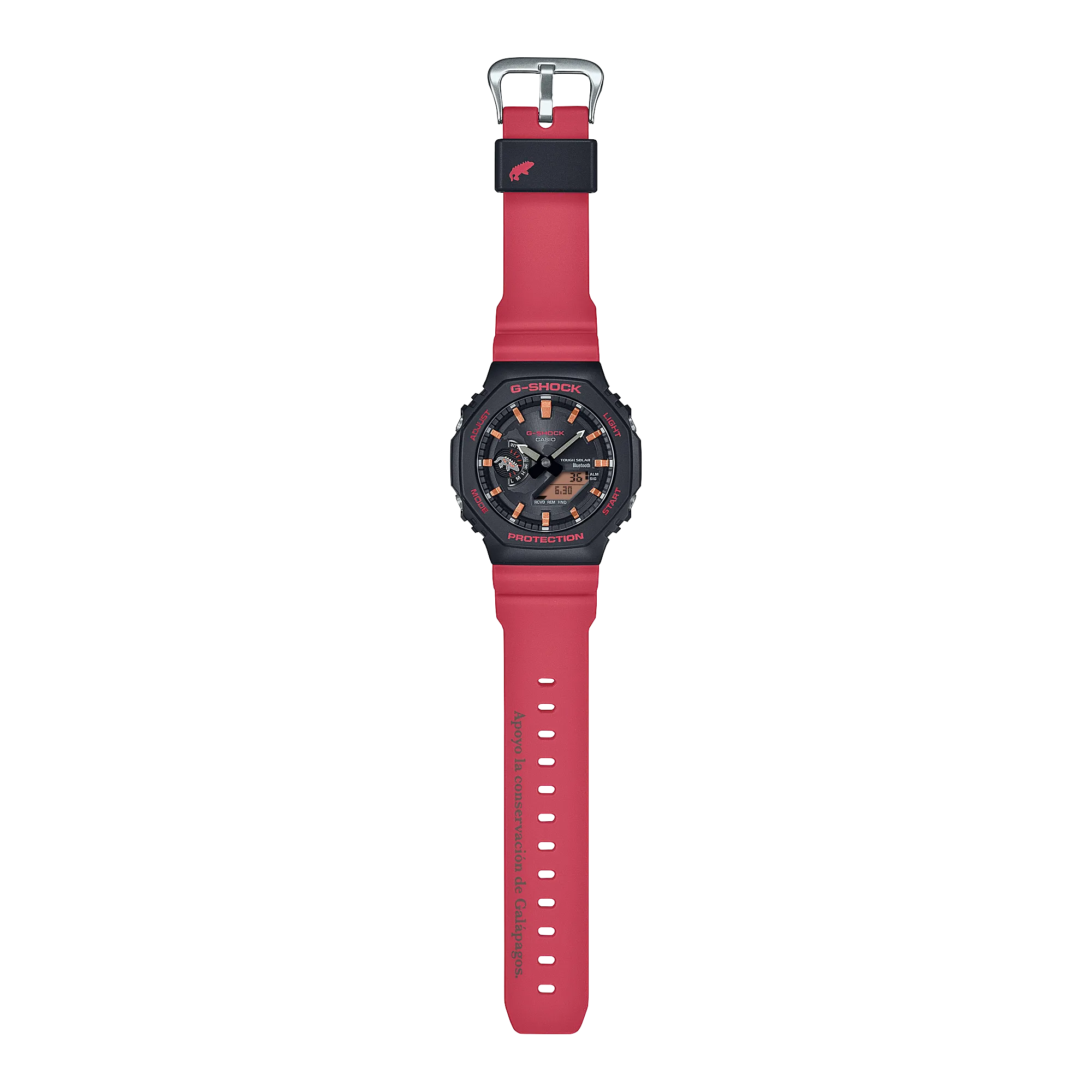 G-Shock Charles Darwin Foundation Galápagos Marine Iguana Black Red Tough Solar Watch GAB2100CD1A4