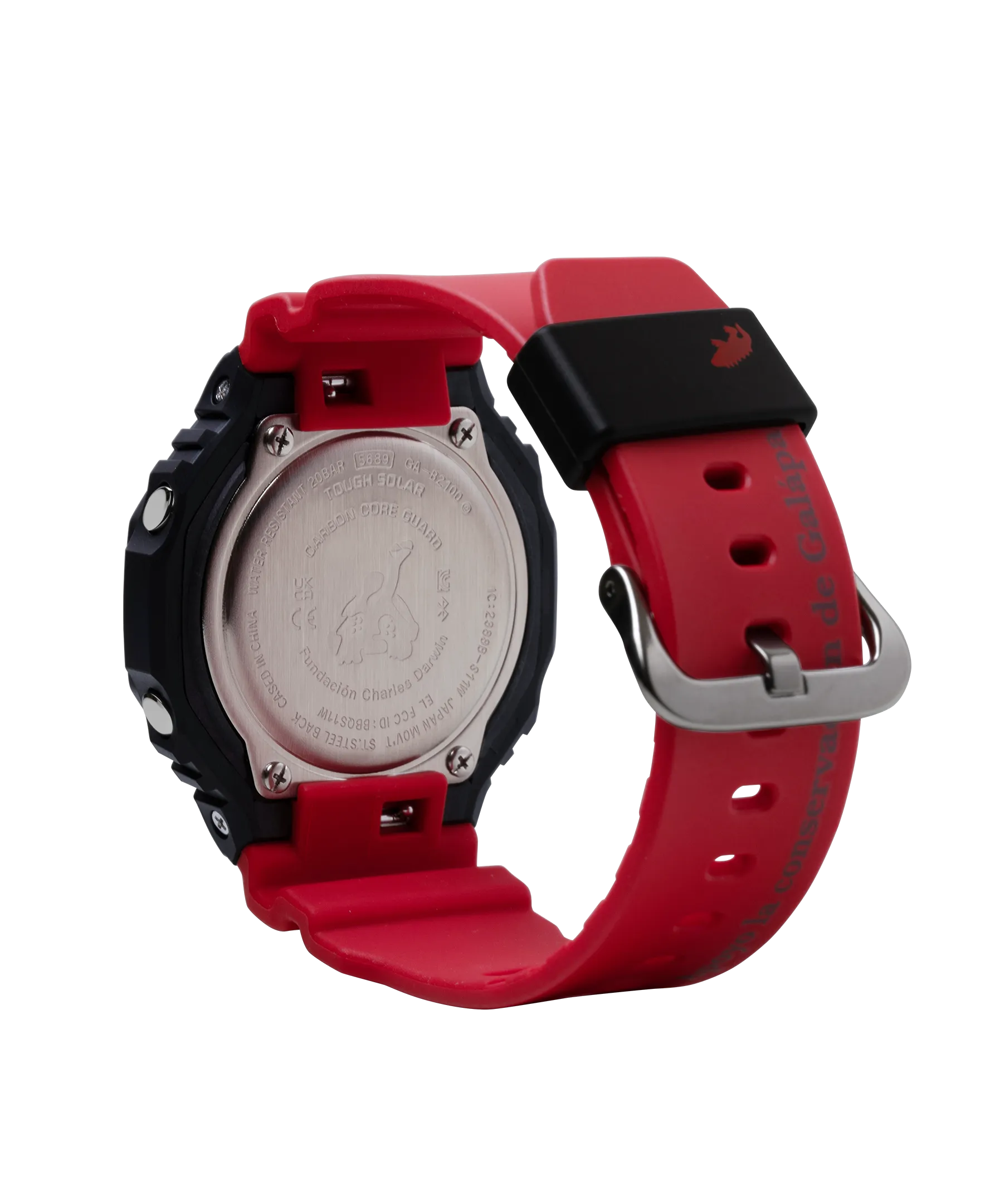 G-Shock Charles Darwin Foundation Galápagos Marine Iguana Black Red Tough Solar Watch GAB2100CD1A4