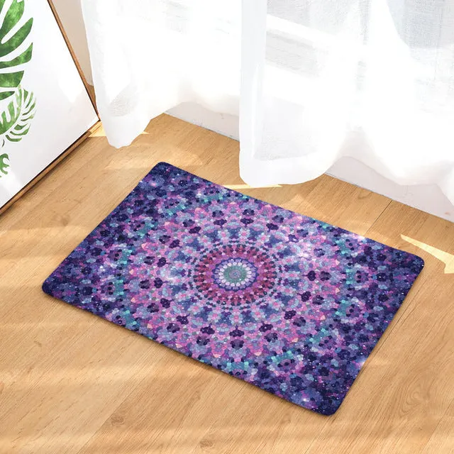 Geometric Print Anti-slip Door Mat - 28 Designs