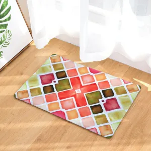 Geometric Print Anti-slip Door Mat - 28 Designs