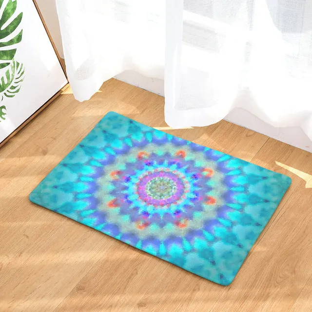 Geometric Print Anti-slip Door Mat - 28 Designs