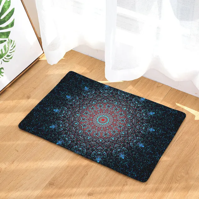 Geometric Print Anti-slip Door Mat - 28 Designs