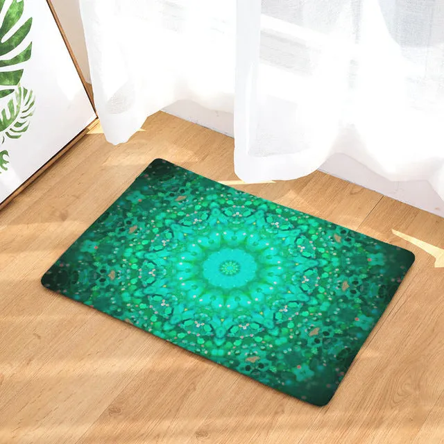 Geometric Print Anti-slip Door Mat - 28 Designs