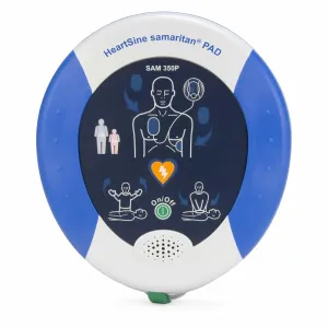 HeartSine Samaritan 350P AED Package - Semi Auto - Aviation - 350-BTC-US-10
