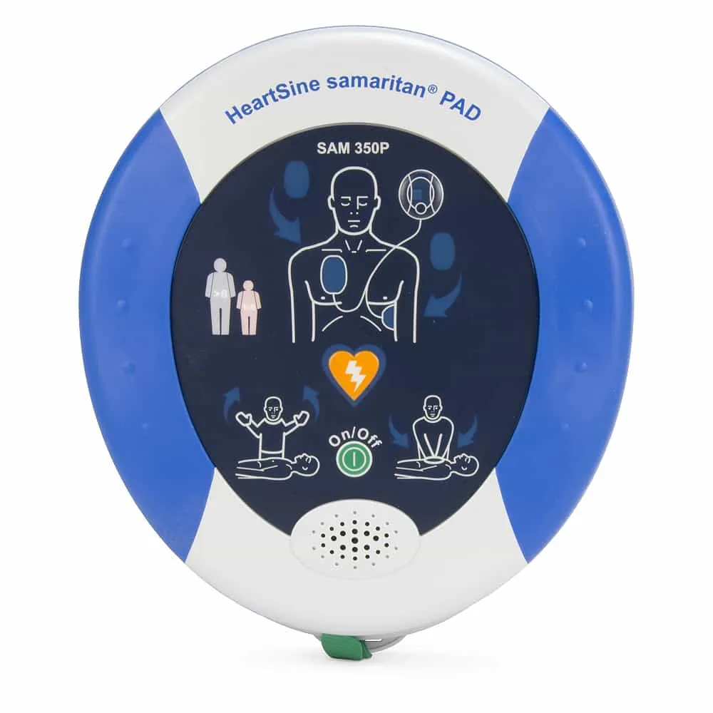 HeartSine Samaritan 350P AED Package - Semi Auto - Aviation - 350-BTC-US-10