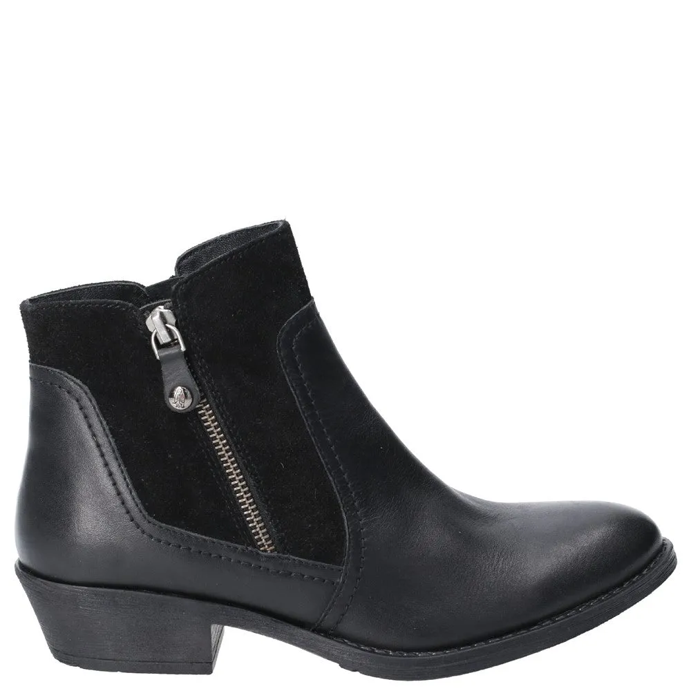 Hush Puppies Isla Zip Up Ankle Boot