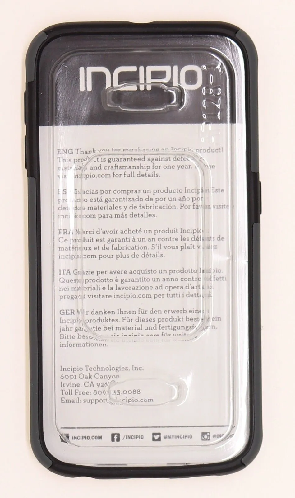 Incipio TMOA64058 DualPro Dual Layer Protection Case For Samsung Galaxy S6