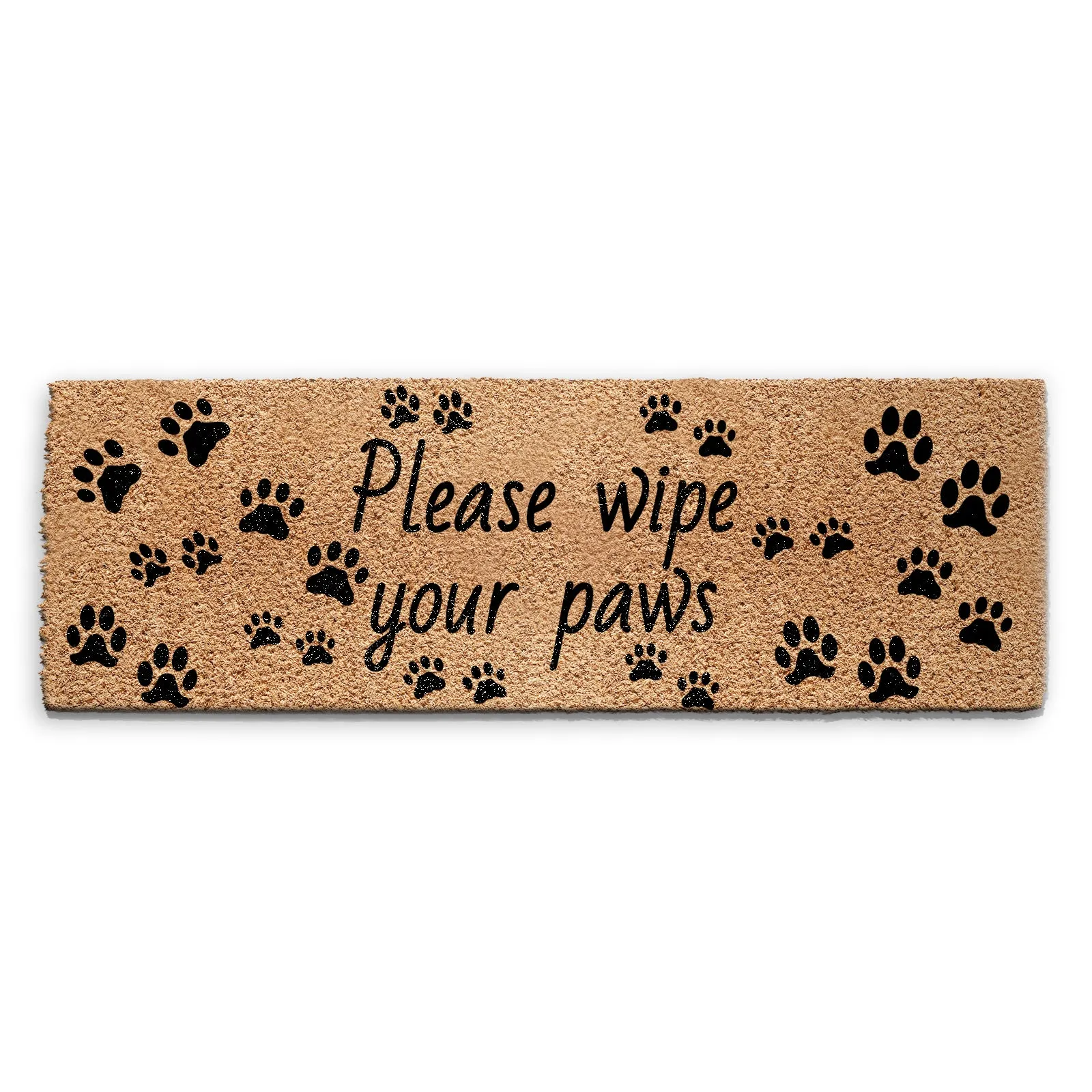Indoor Doormat Please Wipe Your Paws Dog Mat