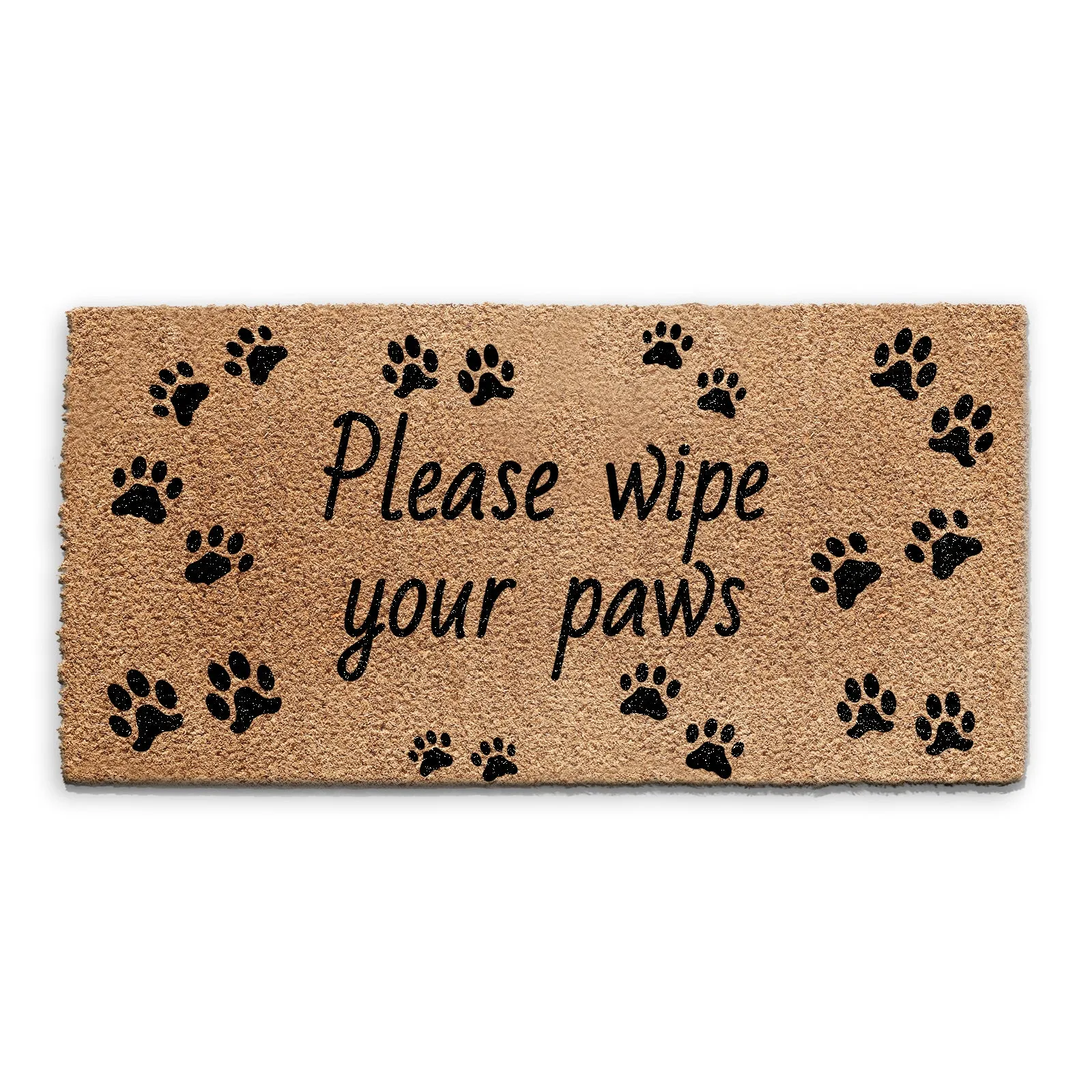 Indoor Doormat Please Wipe Your Paws Dog Mat