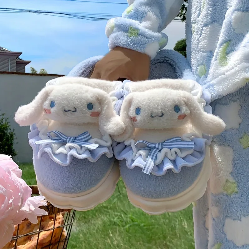 Jade - Cartoon Pluizige Pantoffels, Antislip Slaapkamer Slippers