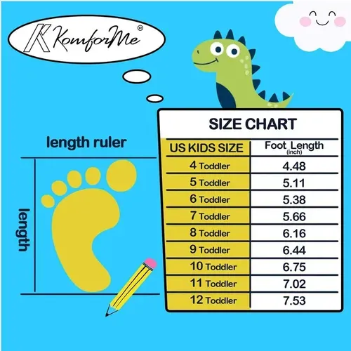 Kids Sneakers Boy and Girl Canvas Shoes Colorful Dinosaur- KKOMFORME
