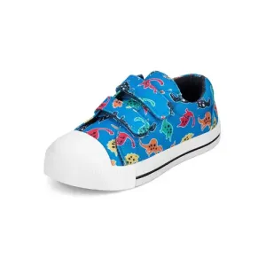 Kids Sneakers Boy and Girl Canvas Shoes Colorful Dinosaur- KKOMFORME