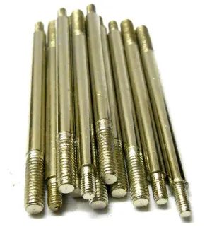L6233 1/10 Scale Linkage Pin Axle Arm x 10 Silver 61mm Long M3 M4