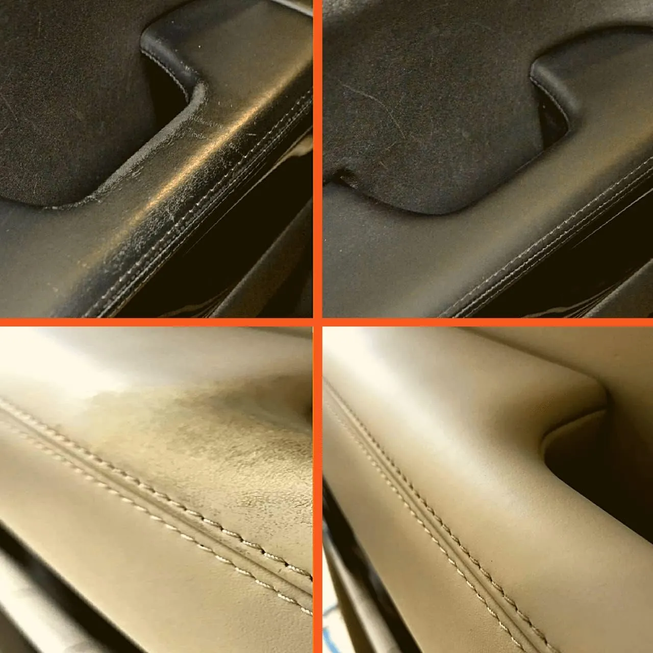 Leather Cleaning Liquid Cream(1 Black  1Brown)