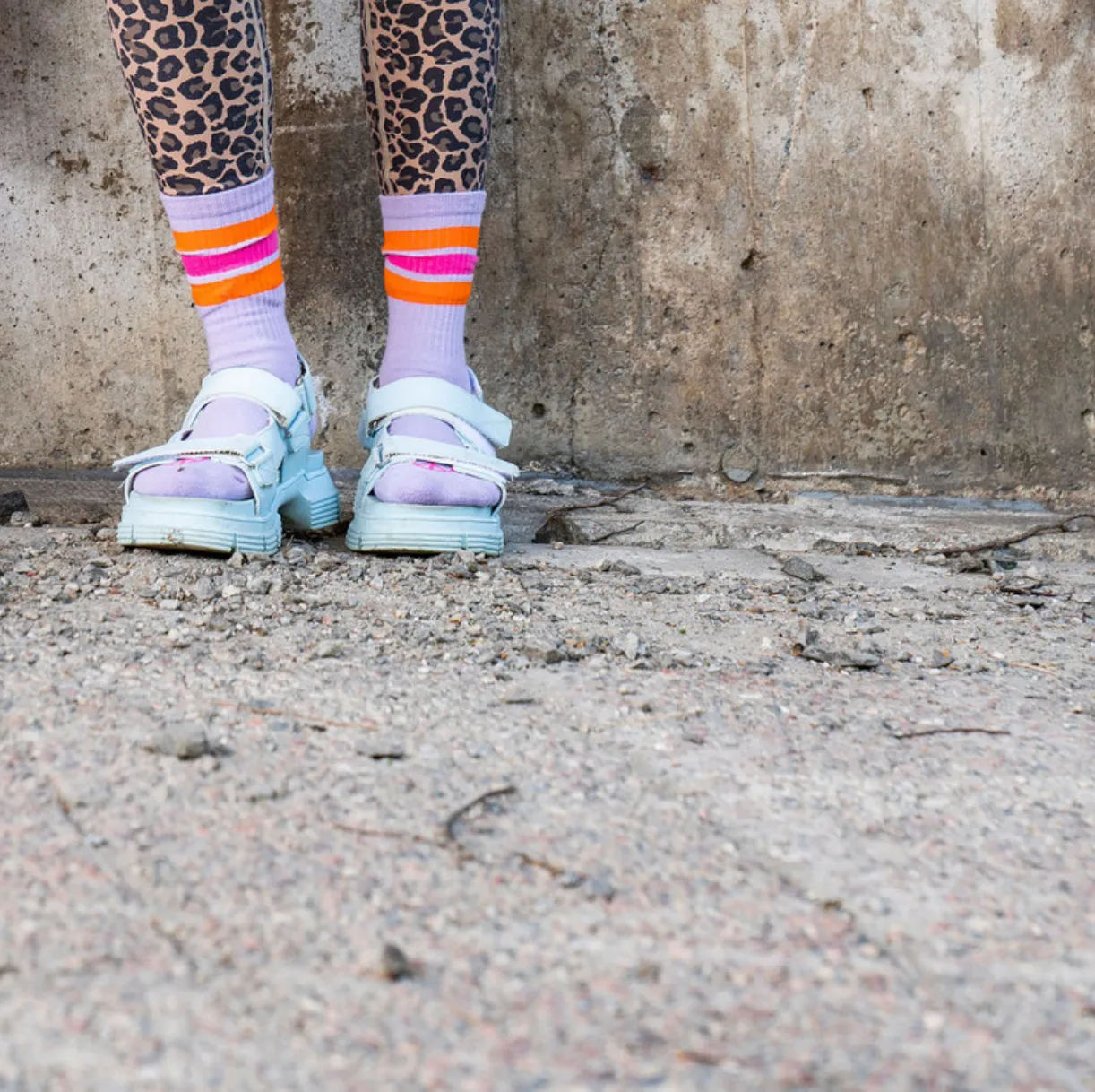 Lilac Peace Socks