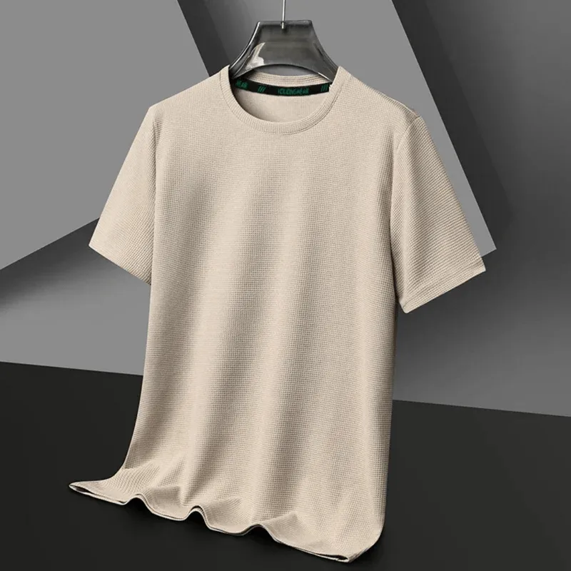 Mason | Men Waffle Knit T-Shirt – Breathable - 4 Season Comfort
