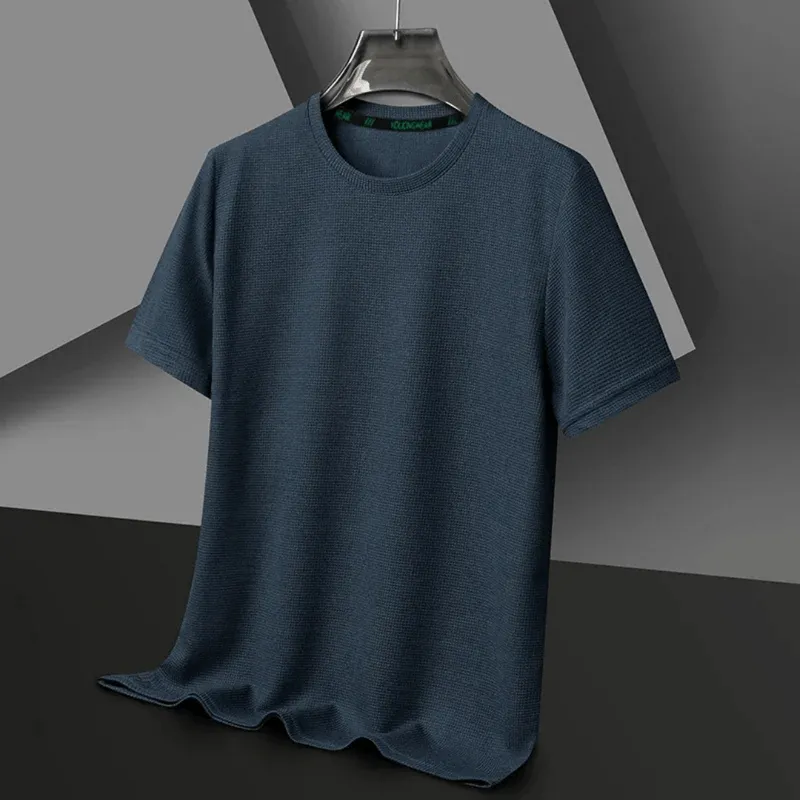 Mason | Men Waffle Knit T-Shirt – Breathable - 4 Season Comfort
