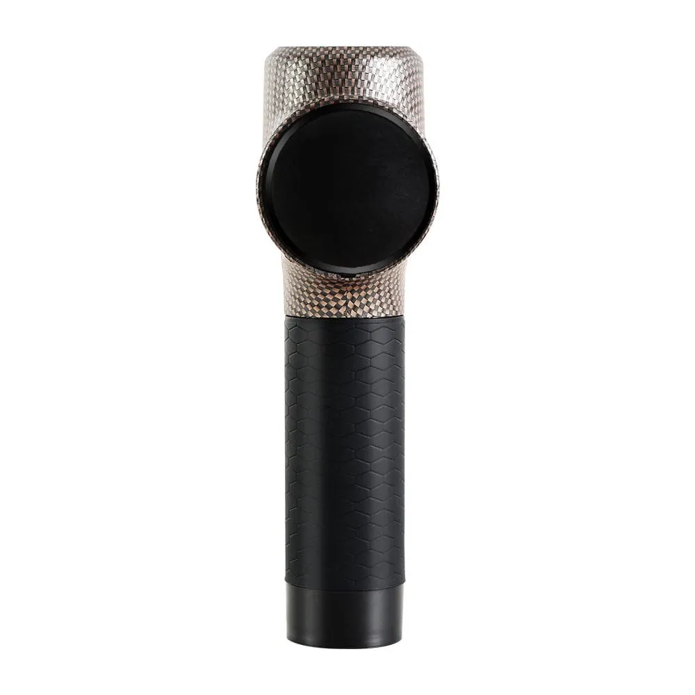 Massage Gun 6 Heads LCD Electric Massager - Black & Gold [ONLINE ONLY]
