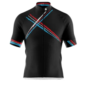 Mens Cross Black Cycling Jersey