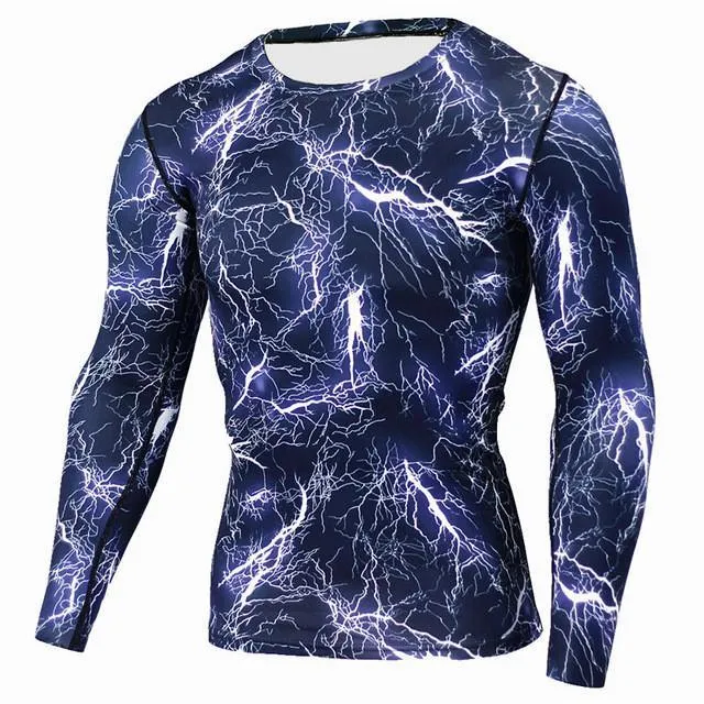 Military Quick Dry Camo Long Sleeve T-Shirt
