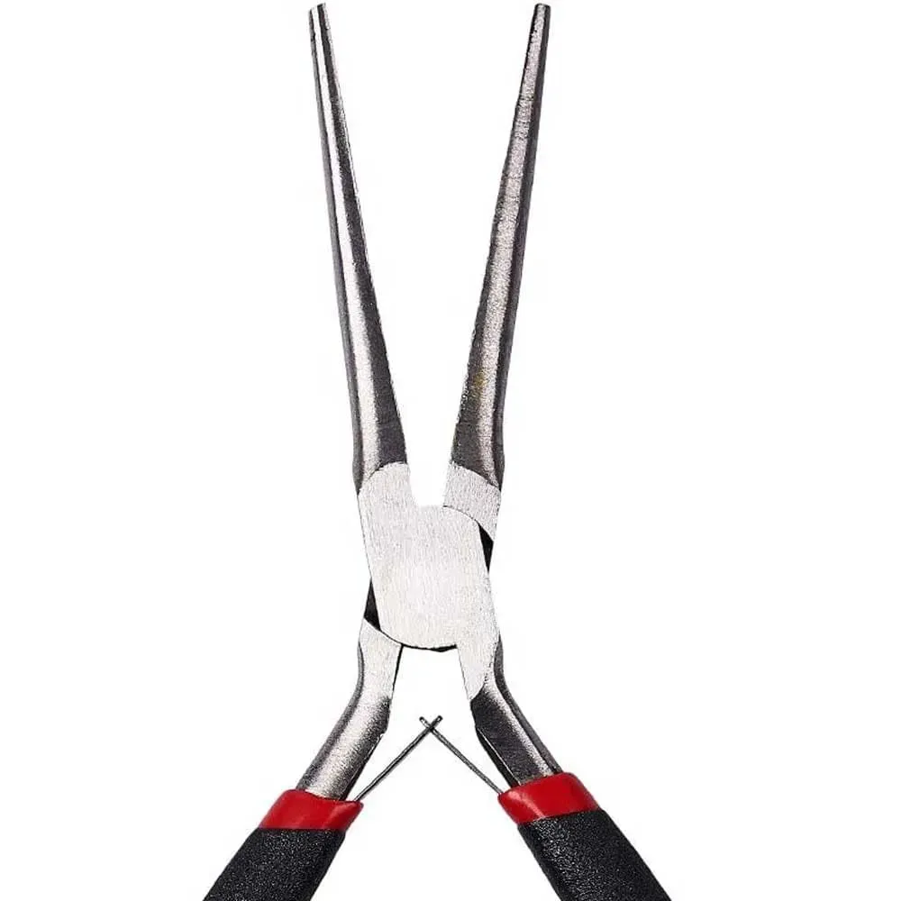 Mini Needle Nose Pliers Extra Long Electronics Hobby Craft Diy 140mm