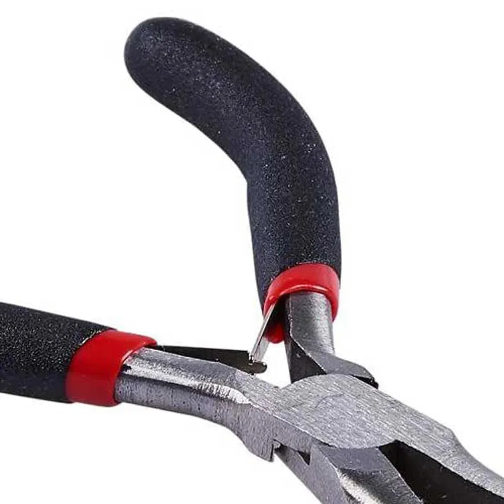 Mini Needle Nose Pliers Extra Long Electronics Hobby Craft Diy 140mm